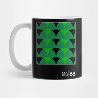 REM Green / Minimalist Graphic Design Fan Artwork Mug